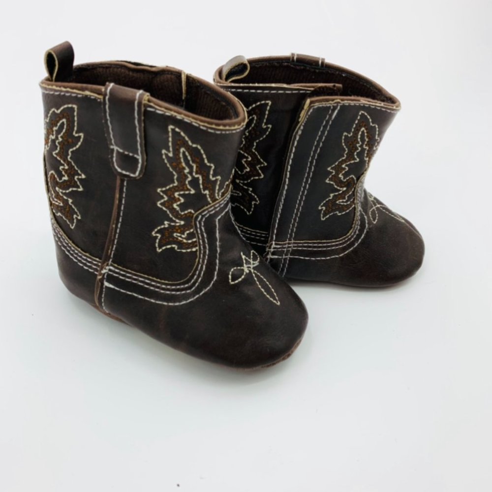 Rising Star Cowboy Boot Baby Size 6.9 Months soft